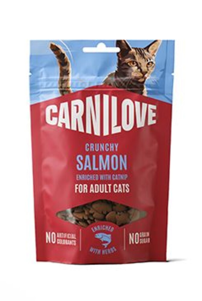 Cat CRUNCHY Snack Salmon+Catnip 50g