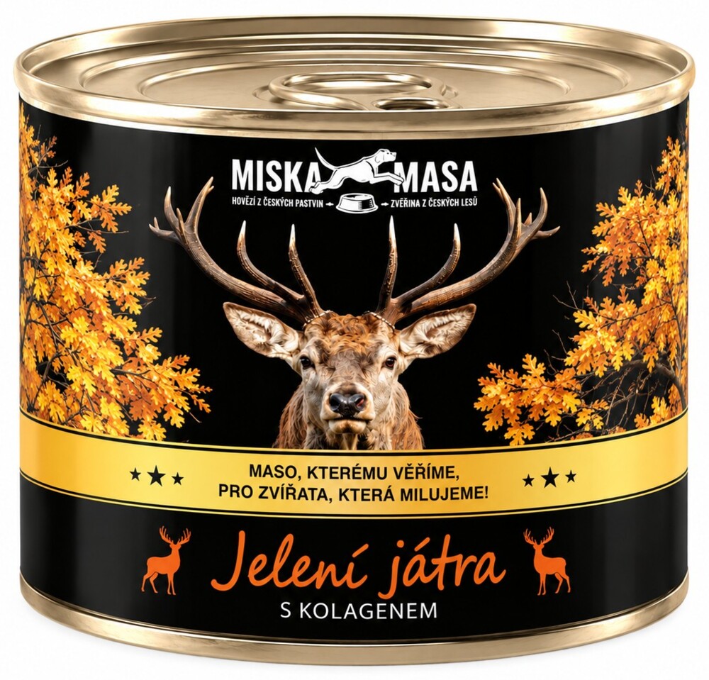 Jelení jaterní steak s kolagenem 200g