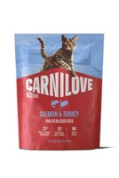 Cat Active Dry Salmo&Turkey Steril.Ad.AB400g 