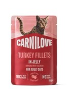 Cat Pouch Jelly Turkey+Valerian 85g 