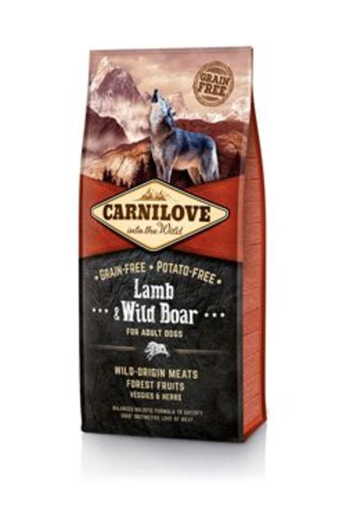 Dog Lamb & Wild Boar for Adult 12kg