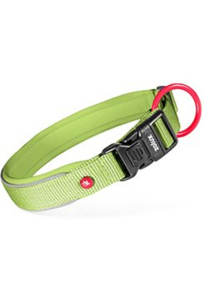 Obojek pes PREMIUM nylon 25mm/50-55cm khaki Zolux
