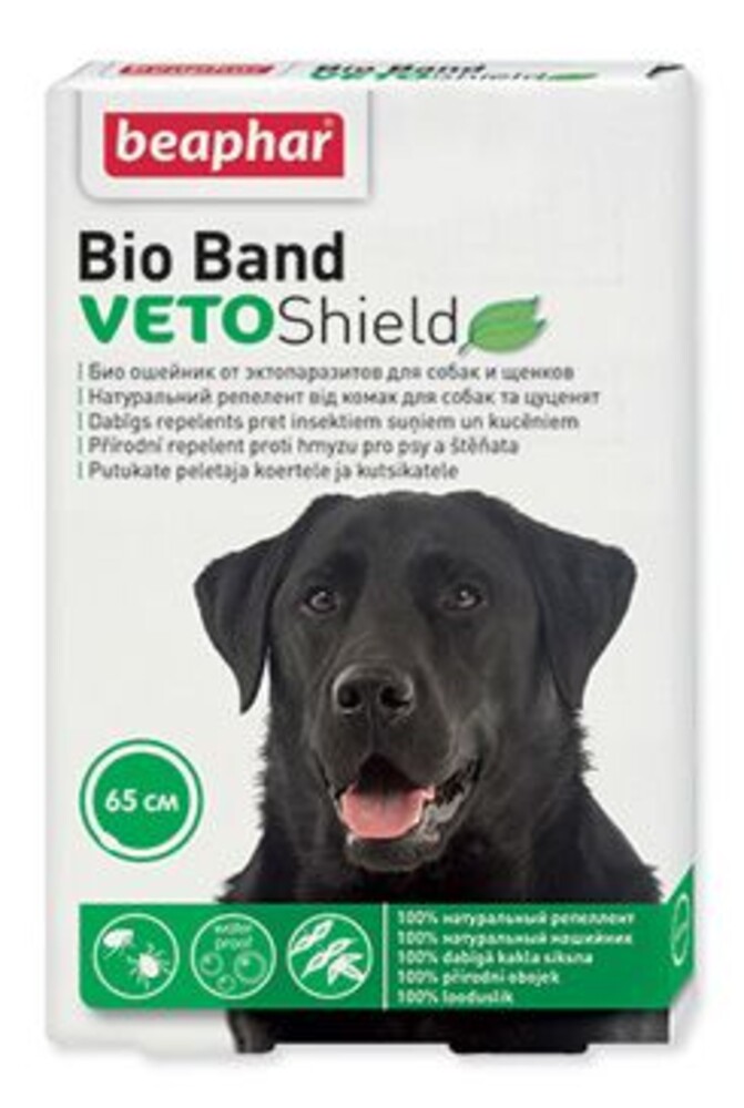 Obojek antipar. pes Bio Band Plus VetoSh.65cm