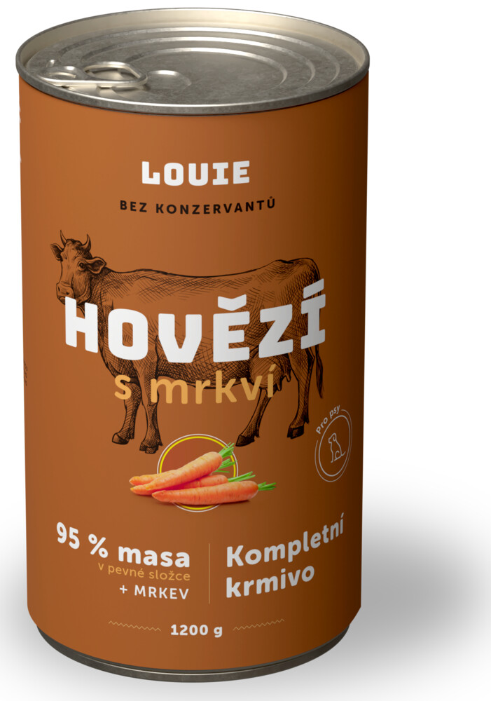 Hovězí s mrkví 1200 g