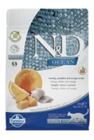 N&D OCEAN CAT Adult Herring, Pumpkin & Orange 300g 