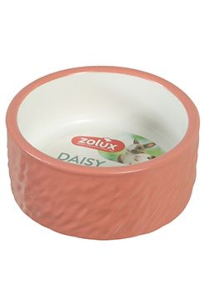 Miska keramická DAISY hlodavec 100ml terakota Zolux