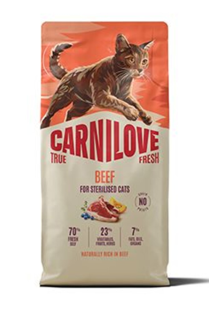 Cat True Fresh Dry Beef Steril. Adult AB 6kg