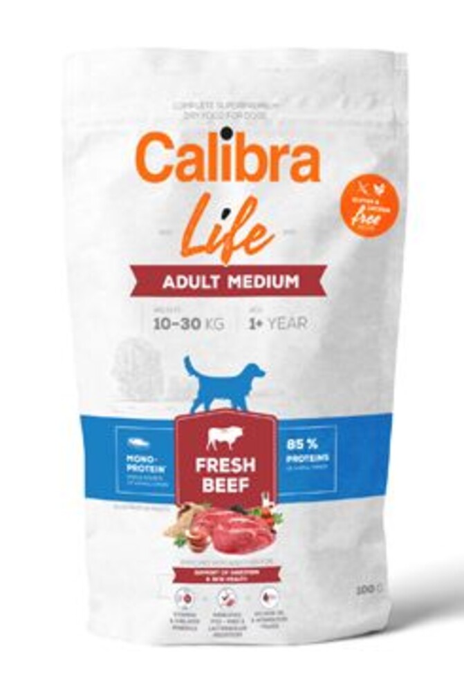 Dog Life Adult Medium Fresh Beef 100g
