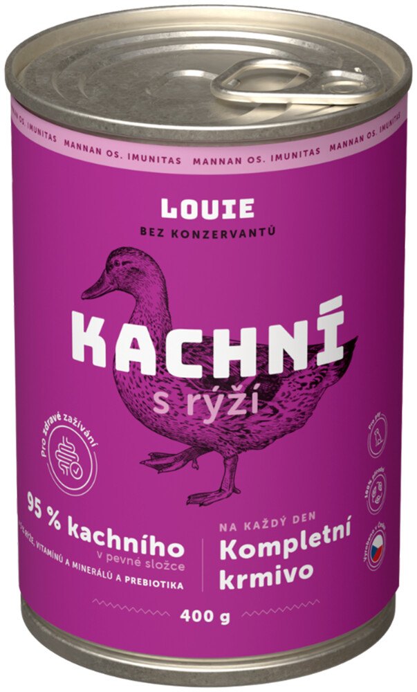 Kachní s rýží a prebiotiky 400g