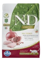 N&D PRIME CAT Neutered Chicken & Pomegranate 300g 