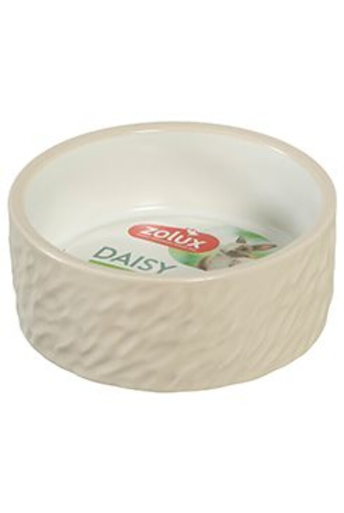 Miska keramická DAISY hlodavec 200ml béžová Zolux