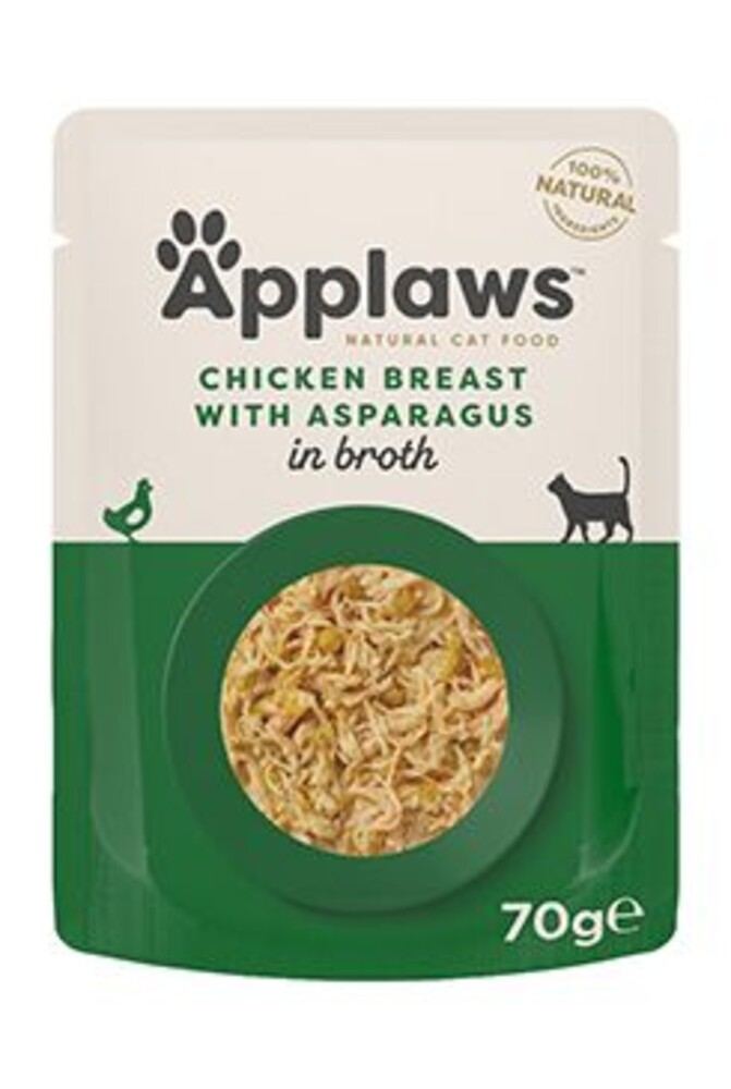 Cat kapsa Adult Broth kuř.prsa s chřestem 70g