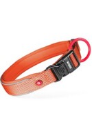 Obojek pes PREMIUM nylon 15mm/30-35cm tm.oranž. Zolux 