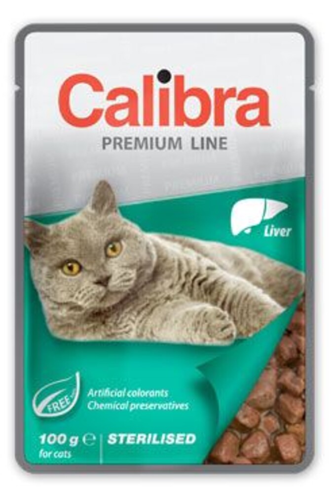 Cat kapsa Premium Sterilised Liver 100g