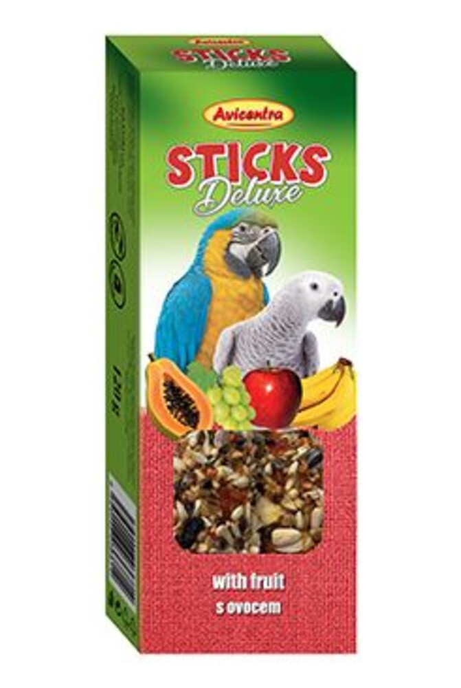 tyčinky velký papoušek - ovoce+med 2ks