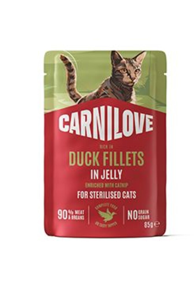 Cat Pouch Jelly Pheasan+Raspberry Leaves 85g