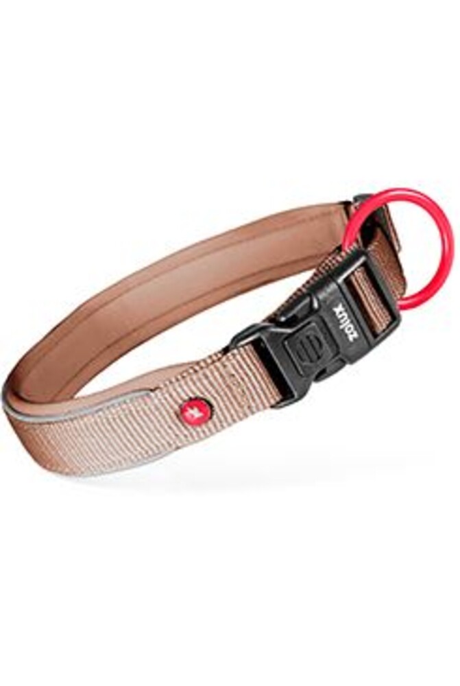 Obojek pes PREMIUM nylon 20mm/35-40cm moka Zolux