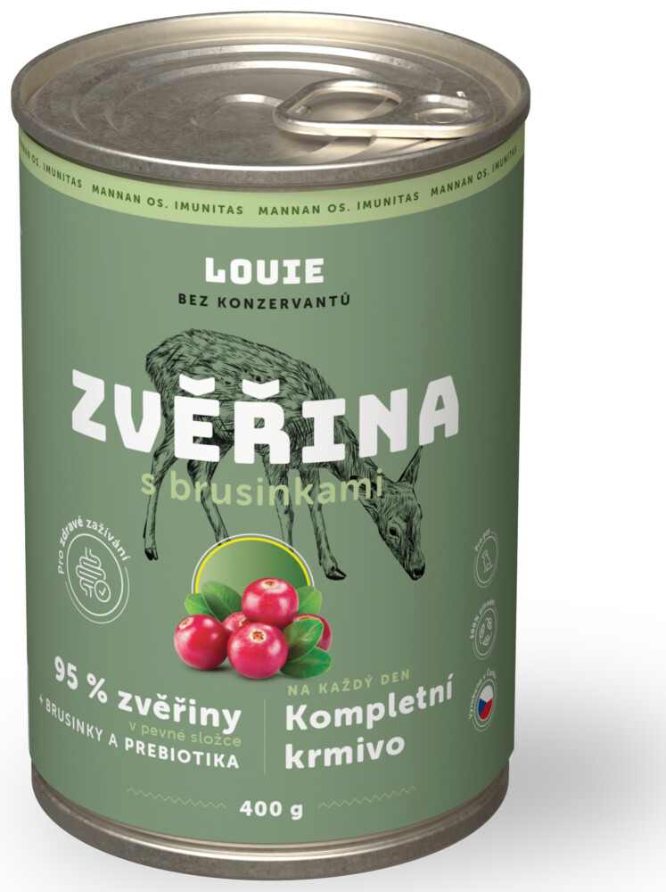 Zvěřina s brusinkami a prebiotiky 400g