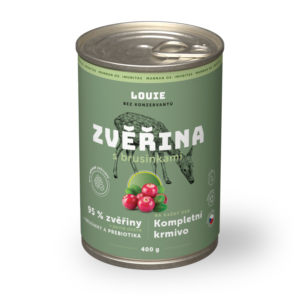 Zvěřina s brusinkami a prebiotiky 400g