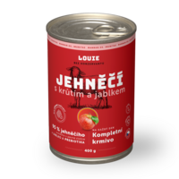 Jehněčí s krůtím, jablkem a prebiotiky 400g 