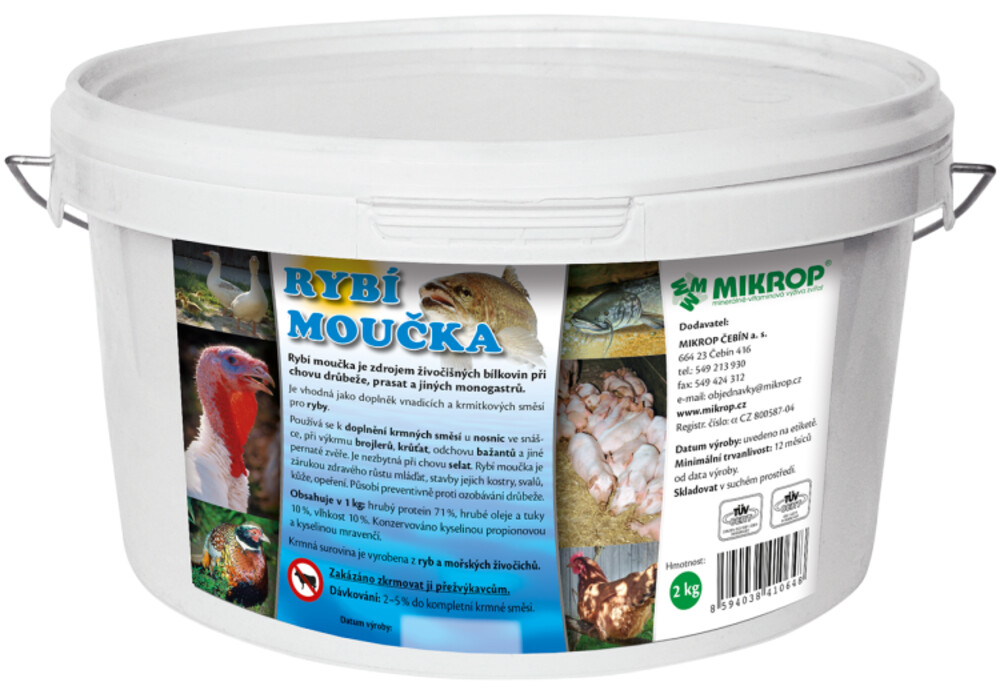Rybí moučka - kyblík 2 kg
