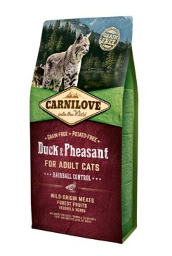 Cat Duck&Pheasant Adult Hairball Contr 6kg