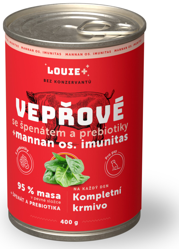 Vepřové se špenátem a prebiotiky 400g