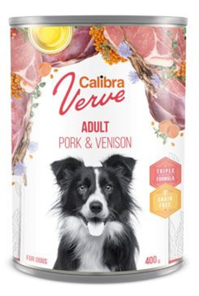 Dog Verve konz.GF Adult Pork&Venison 400g