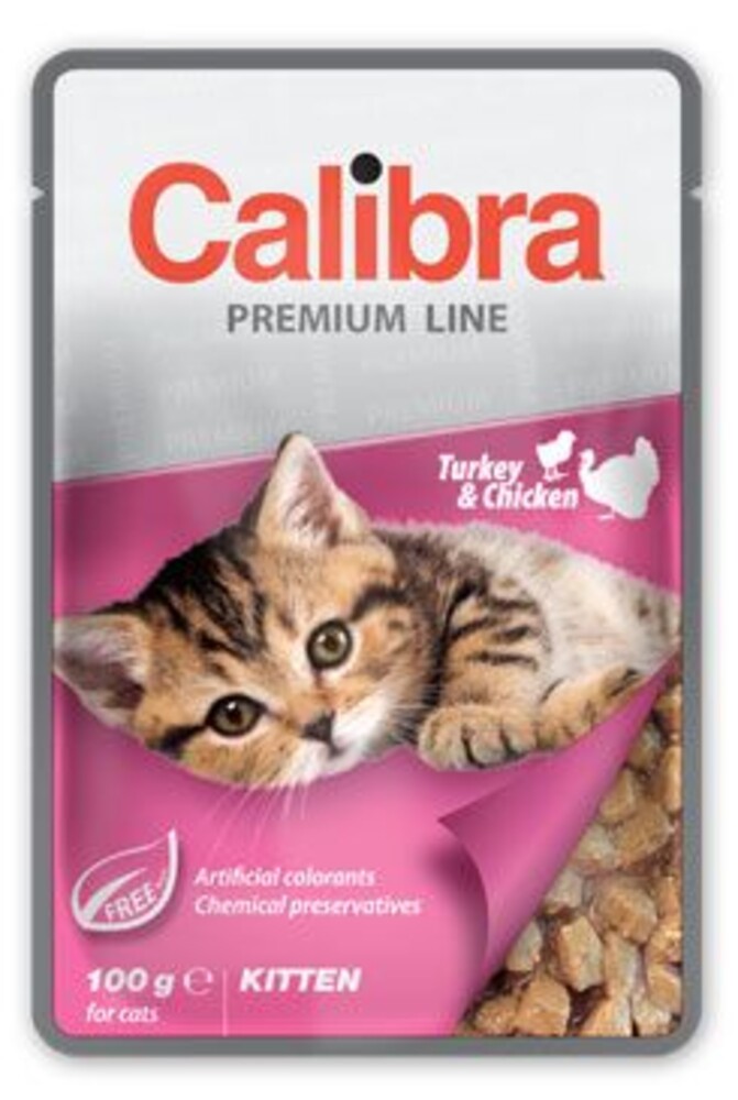 Cat kapsa Premium Kitten Turkey & Chicken100g