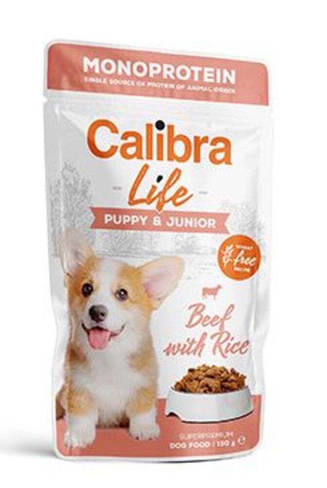 Dog Life kapsa Puppy&Junior Beef 150g