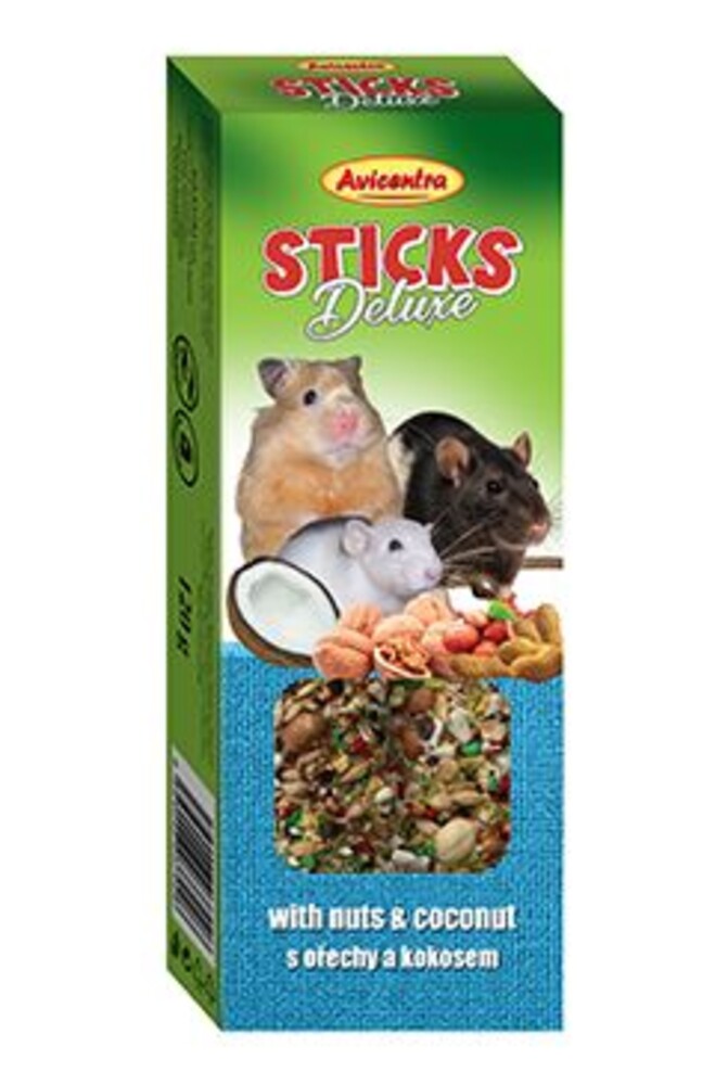 tyčinky malý hlodavec - ořech+kokos 2ks