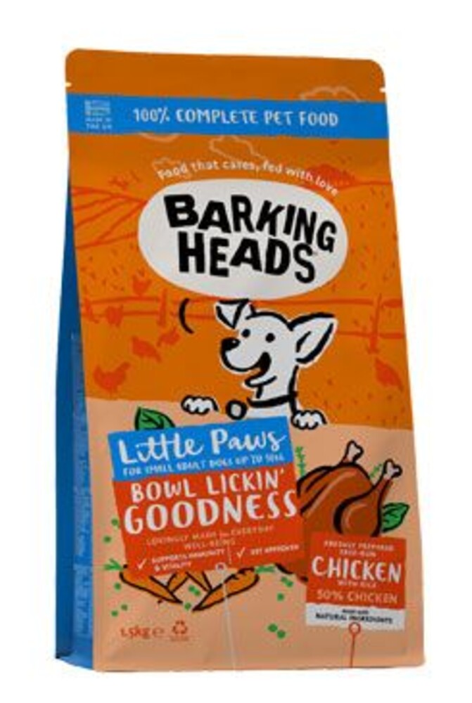 Little Paws Bowl Lickin Good Chick 1,5kg