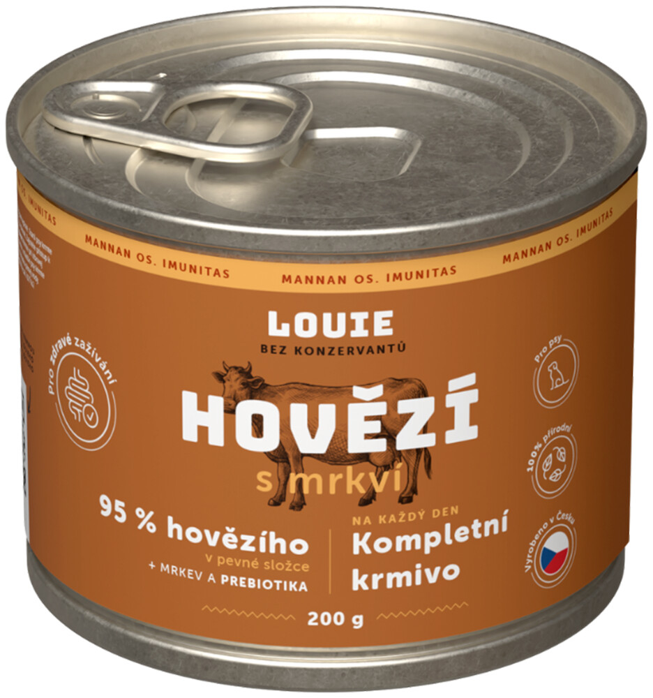 Hovězí s mrkví a prebiotiky 200g