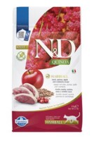 N&D Quinoa CAT Hairball Duck & Cranberry 300g 