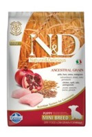 N&D LG DOG Puppy Mini Chicken & Pomegr 7kg 