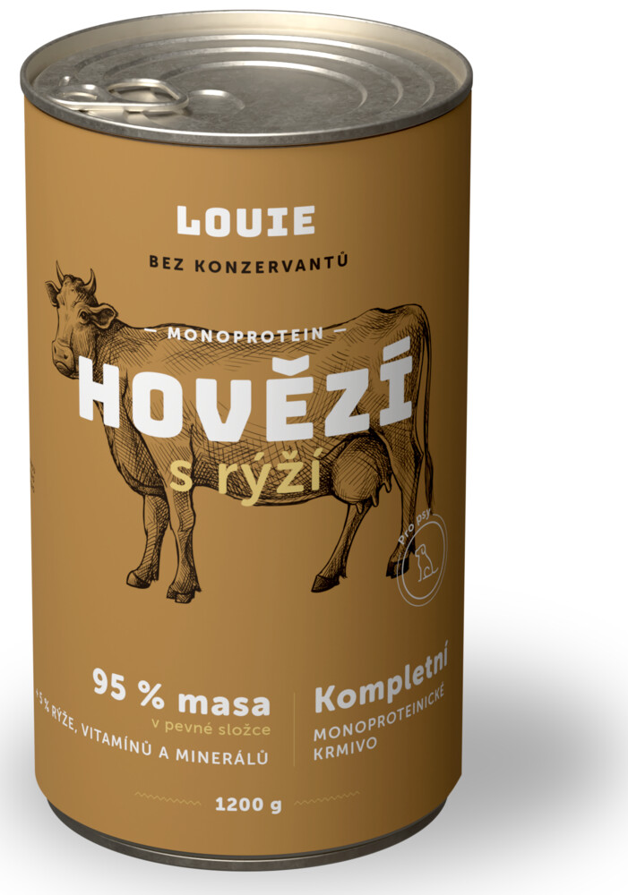 Hovězí s rýží 1200 g