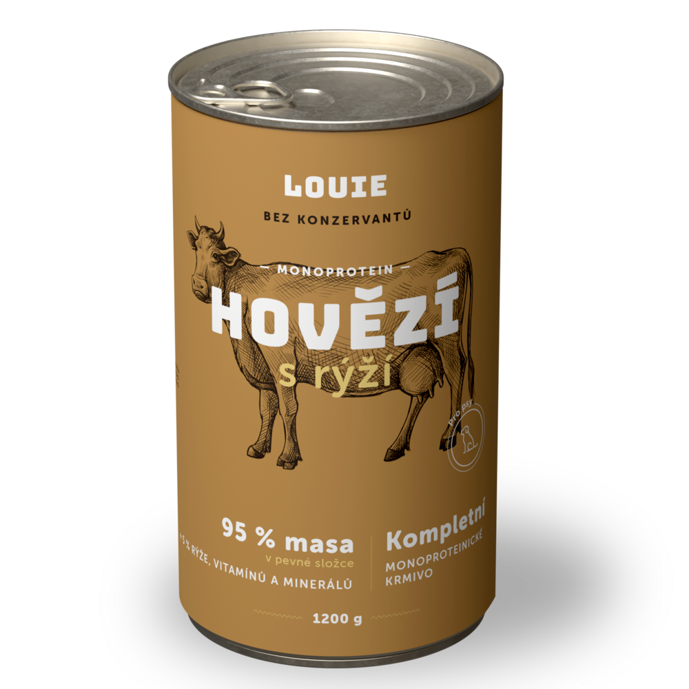 Hovězí s rýží 1200 g