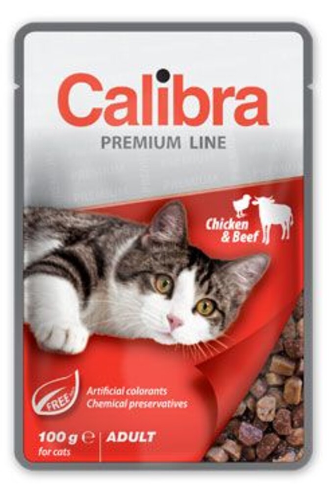 Cat kapsa Premium Adult Chicken & Beef 100g