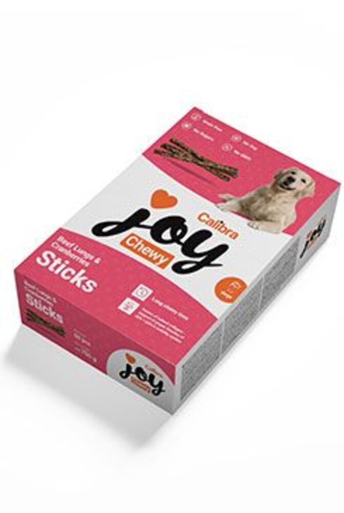 Joy Dog Chewy Beef Lungs&Cranber. Sticks 700g
