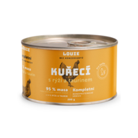 Kuřecí s rýží a taurinem 200 g - LOUIE kompletní krmivo pro kočky