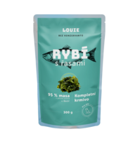Rybí kapsička s řasami 300g – LOUIE kompletní krmivo pro psy