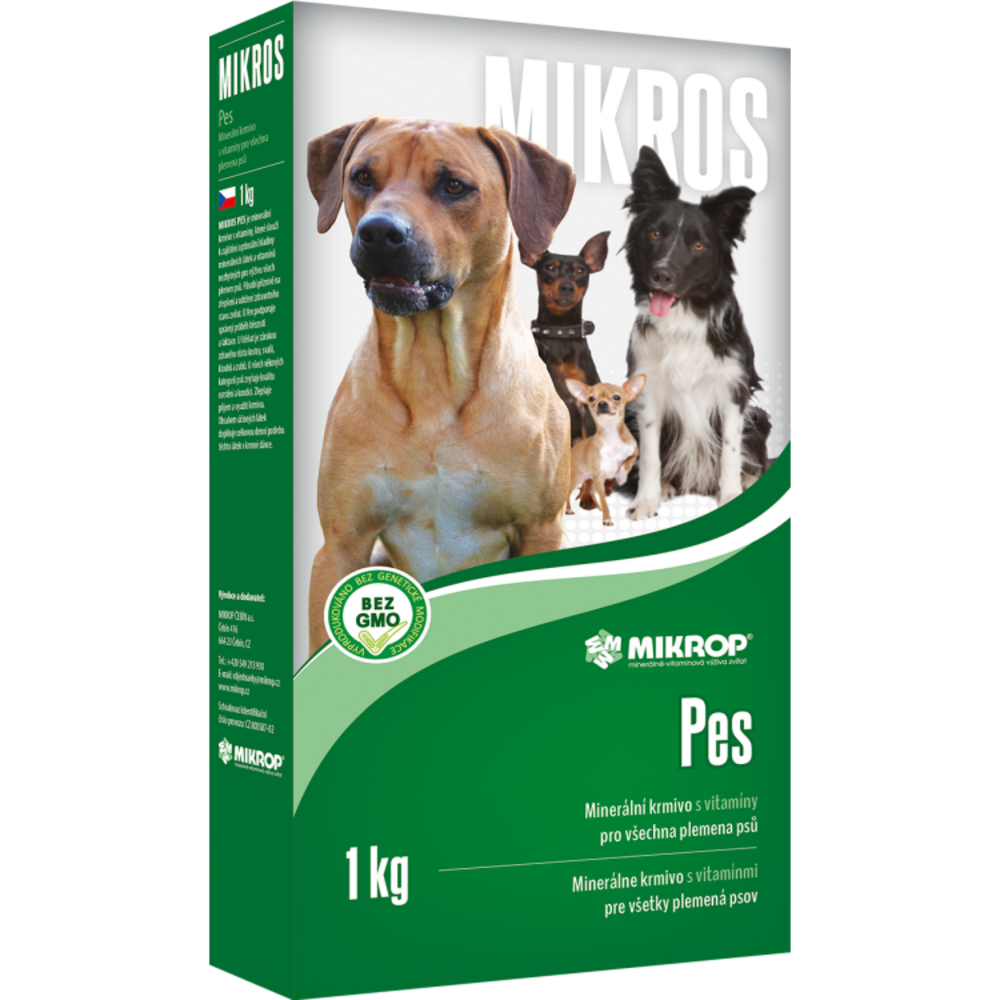 Mikros PES - vitamínové krmivo 1 kg