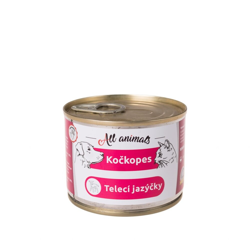 Kočkopes Telecí Jazýčky 200g