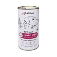 Hovězí maso mleté s rýží 1200g