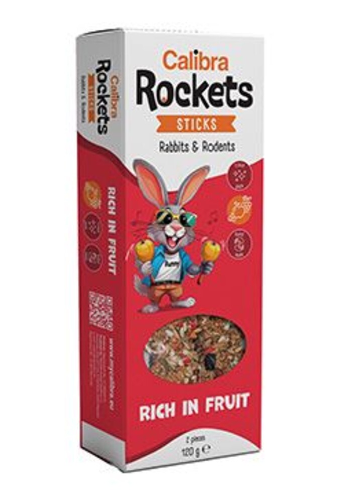 Rockets Sticks Rabbits&Rodents Fruits 120g