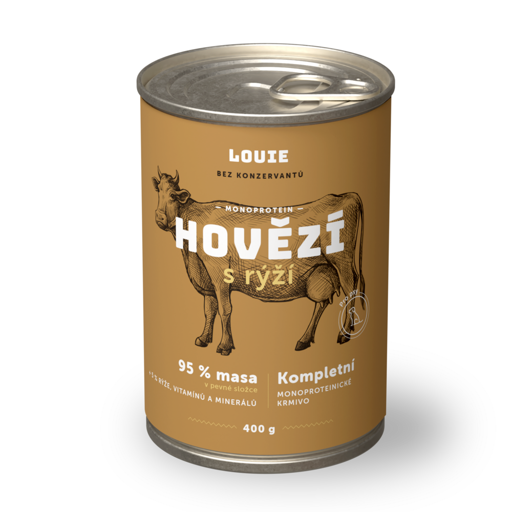 Hovězí s rýží 400 g