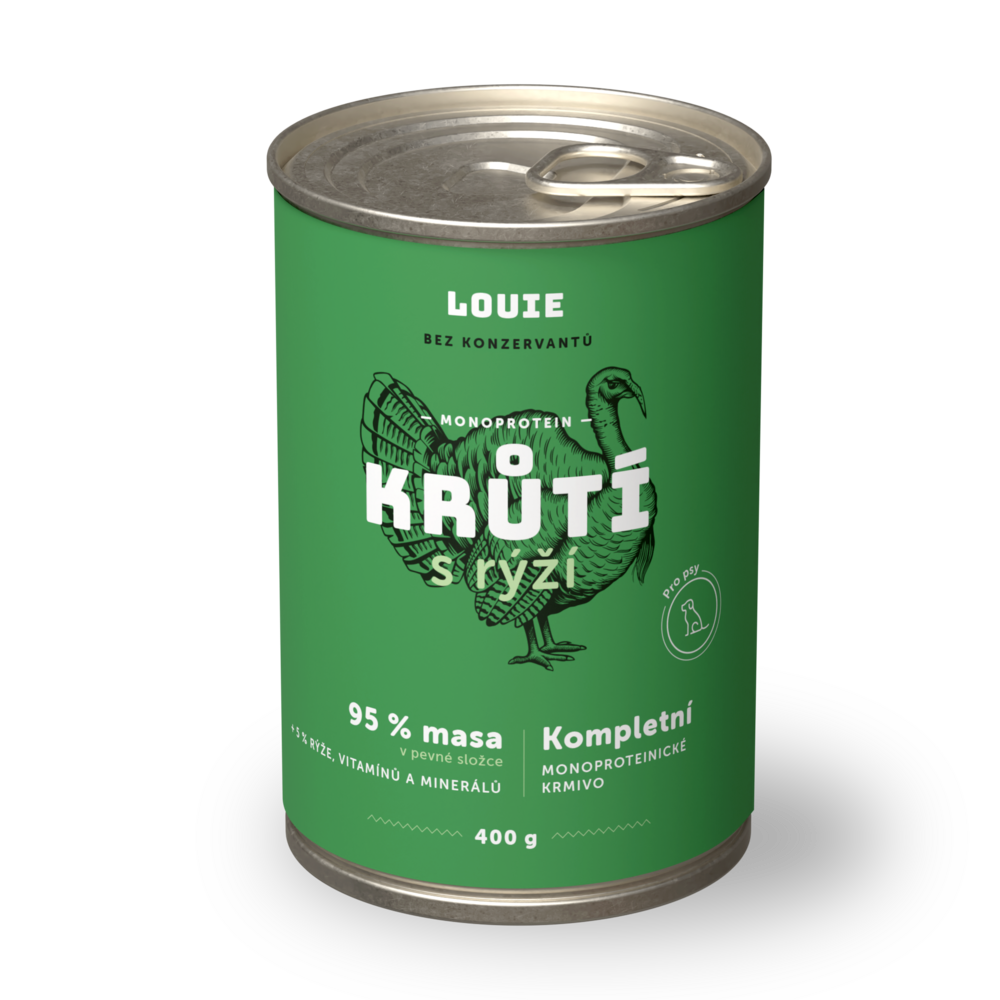Krůtí s rýží 400 g