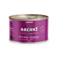 Kachní s rýží a taurinem 200 g - LOUIE kompletní krmivo pro kočky 