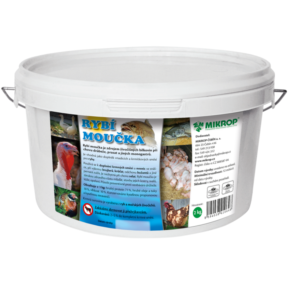 Rybí moučka - kyblík 2 kg