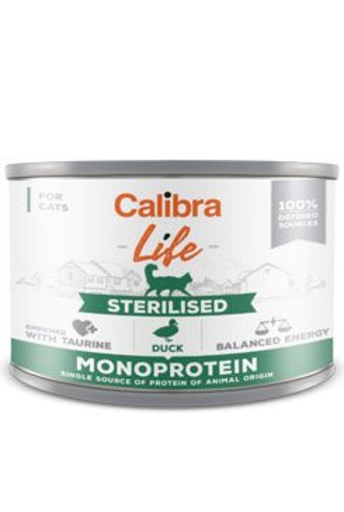 Cat Life  konz.Sterilised Duck 200g
